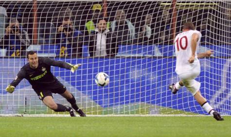 Totti contro Handanovic