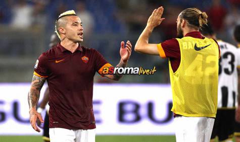 Roma-Udinese Nainggolan e Balzaretti