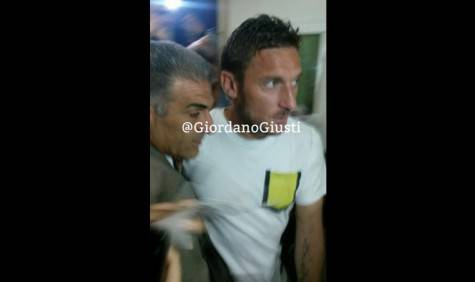 Totti al Gemelli