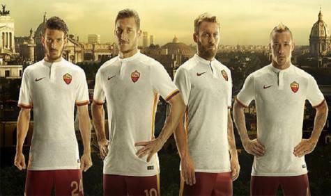 Seconda maglia As Roma stagione 2015-2016