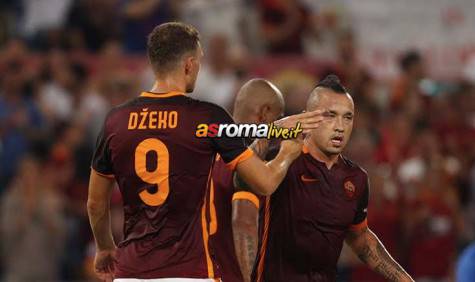 Dzeko e Nainggolan