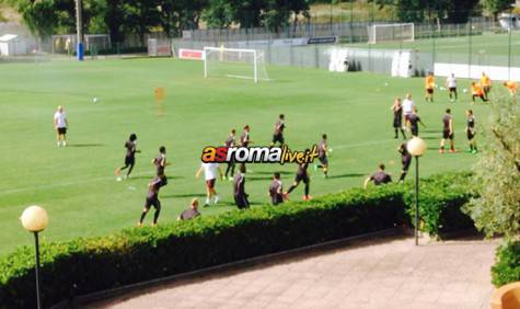 Trigoria allenamento