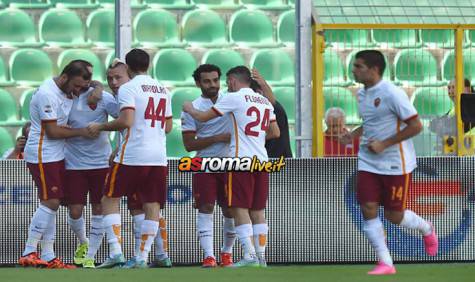 Palermo-Roma esultanza