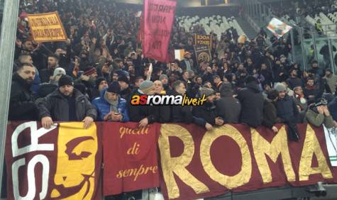 Juventus-Roma settore ospiti