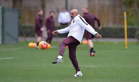 Luciano Spalletti a Trigoria (foto As Roma)