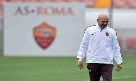 Spalletti a Trigoria (foto asroma.it)