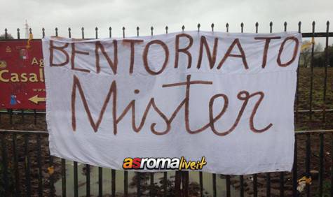 Striscione per Spalletti