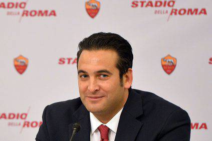 AS Roma's Ceo Italo Zanzi attends a press conference to present the Rome's new stadium project on March 26, 2014 in Rome. AS Roma officially announced plans for a new, purpose-built 52,000-seater stadium that would end the Serie A club's shared tenancy of the Olympic Stadium with city rivals Lazio. Under American chairman James Pallotta, Roma, currently second in the league 11 points behind champions Juventus, are bidding to become "one of the world's most successful football clubs", according to the club. Pallotta sees the move to the 'Stadio della Roma' to the south-west of the city as a major step in the Giallorossi's long-term strategy of challenging for titles at home and abroad. AFP PHOTO / GABRIEL BOUYS (Photo credit should read GABRIEL BOUYS/AFP/Getty Images)