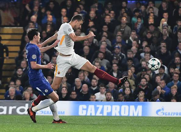 dzeko chelsea roma