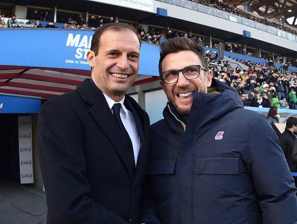 Massimiliano Allegri e Eusebio Di Francesco 