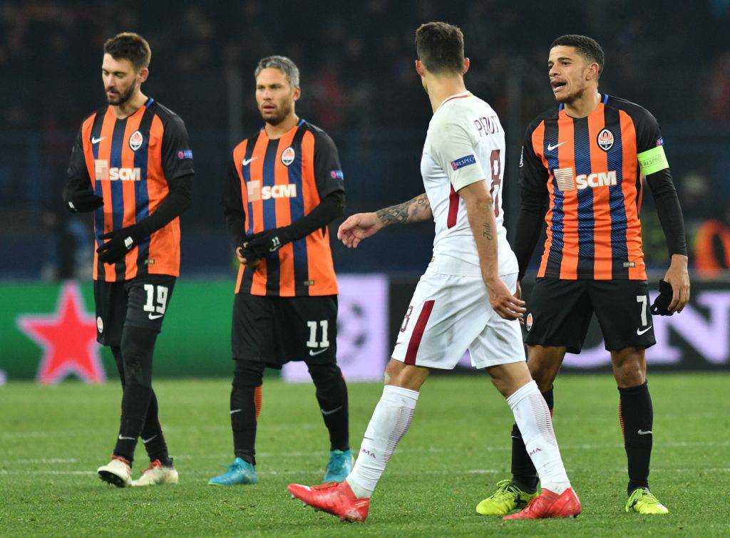 Diretta Roma Shakhtar chiaro Canale 5
