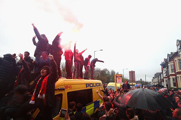 tifosi liverpool roma