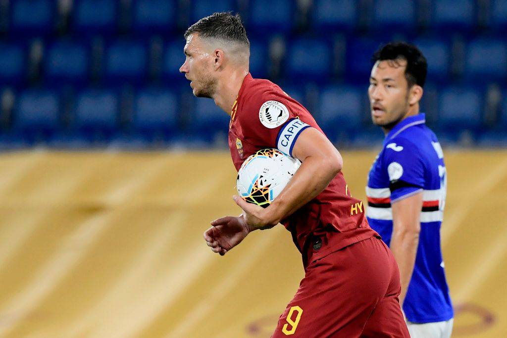 edin dzeko roma sampdoria