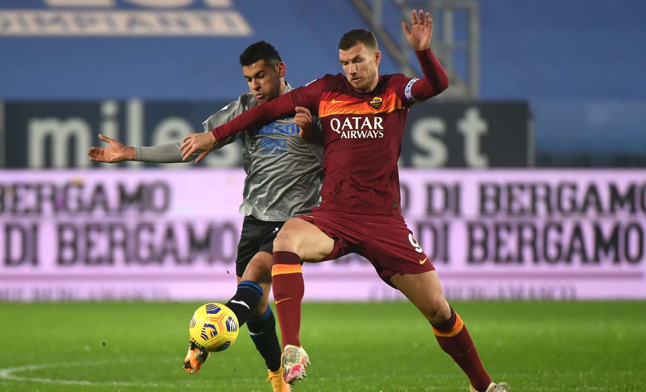 Voti Atalanta Roma Dzeko