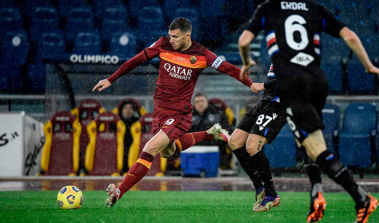 Voti Roma Sampdoria Dzeko