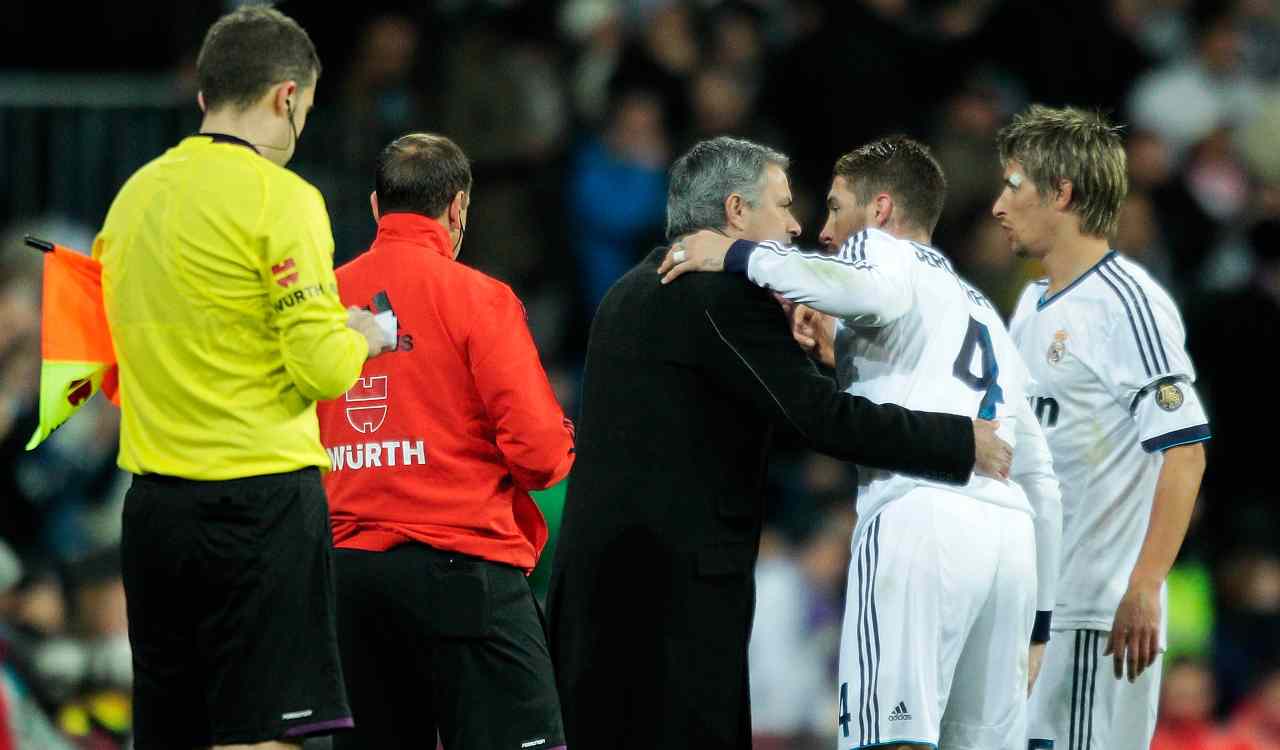 Mourinho e Sergio Ramos