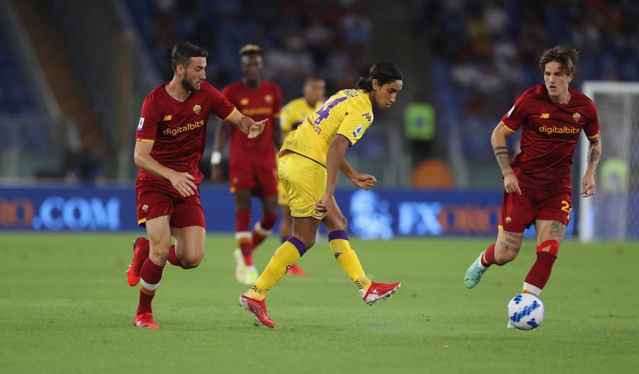 infortunio abraham roma fiorentina