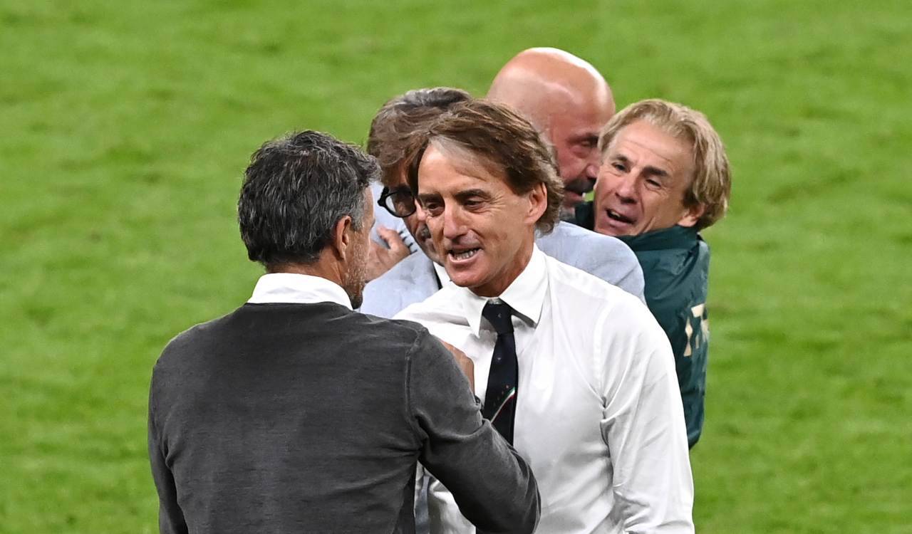 Mancini e Luis Enrique