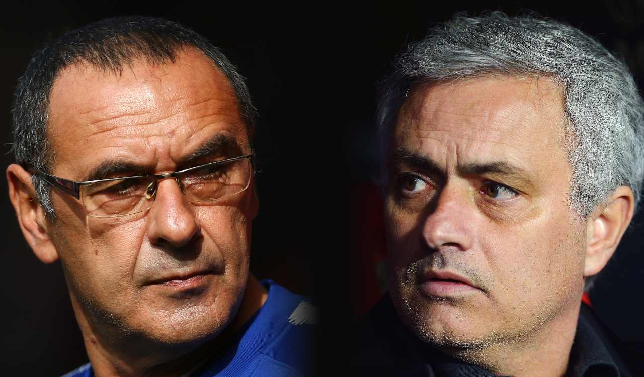 Sarri e Mourinho