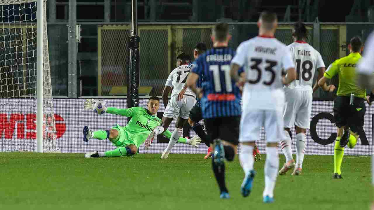 Leao Infortunio Milan Roma