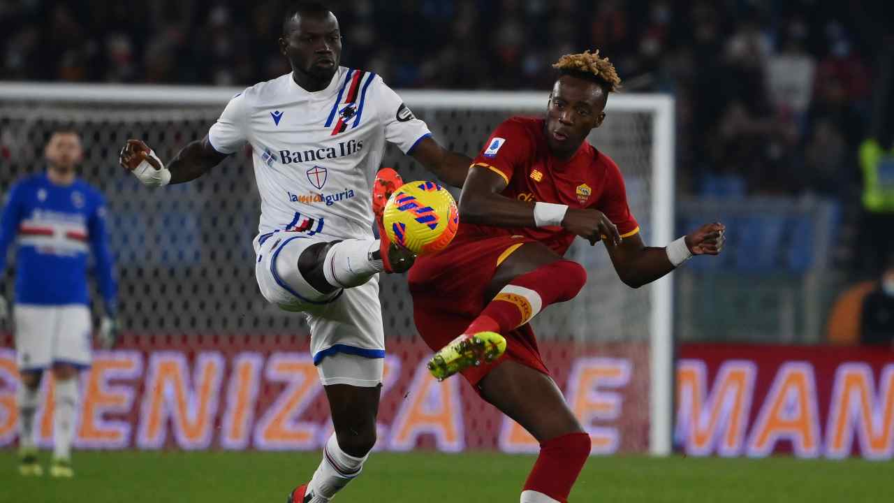 Infortunio Abraham Roma-Samp