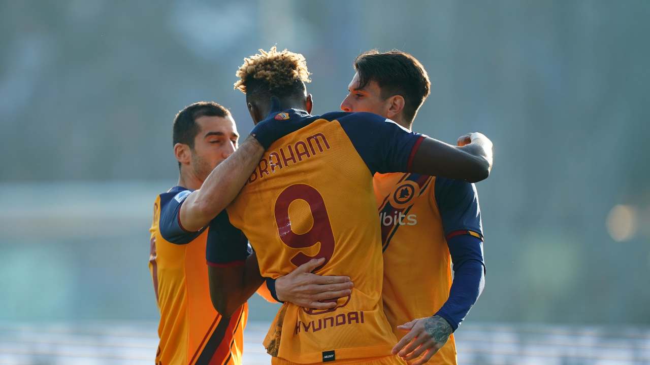 Mkhitaryan Abraham e Ibanez Atalanta Roma