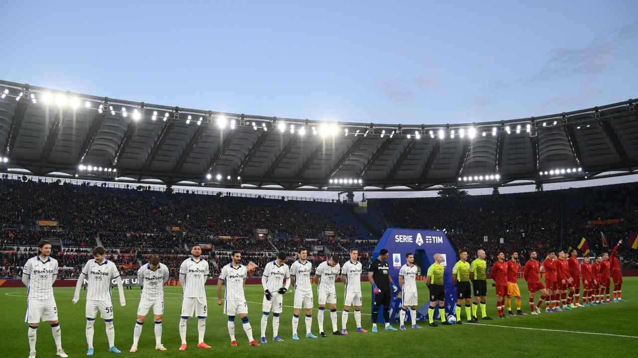 roma bolide atalanta stadio olimpico video