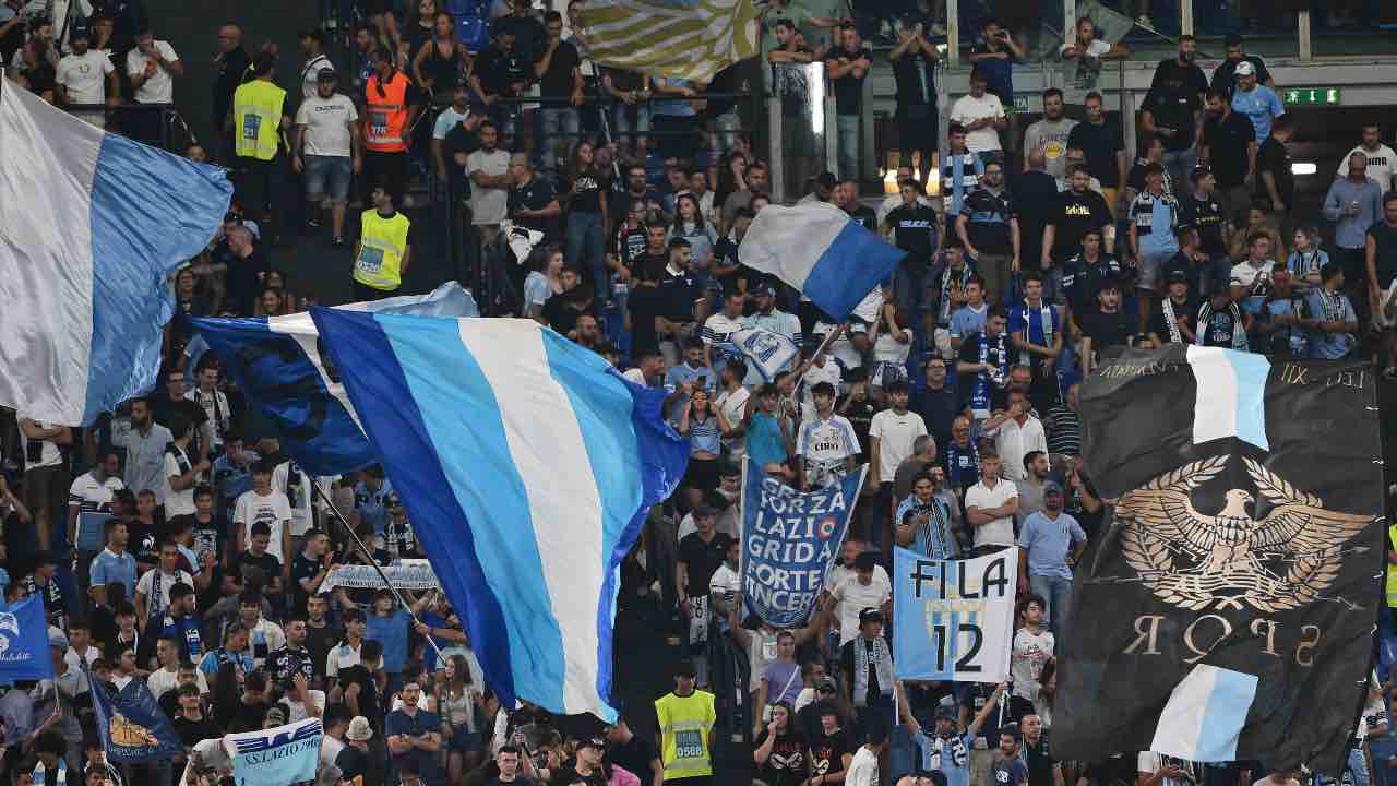 Lazio-Inter Striscione Ilary
