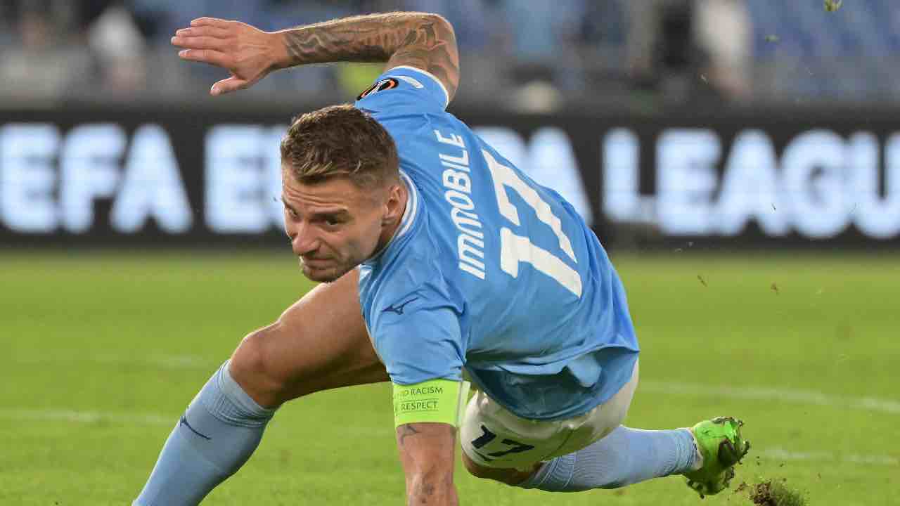 Infortunio Immobile Roma-Lazio