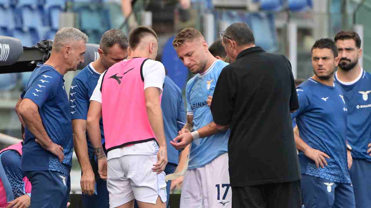 Roma-Lazio, infortunio Immobile: la diagnosi ufficiale dopo le visite