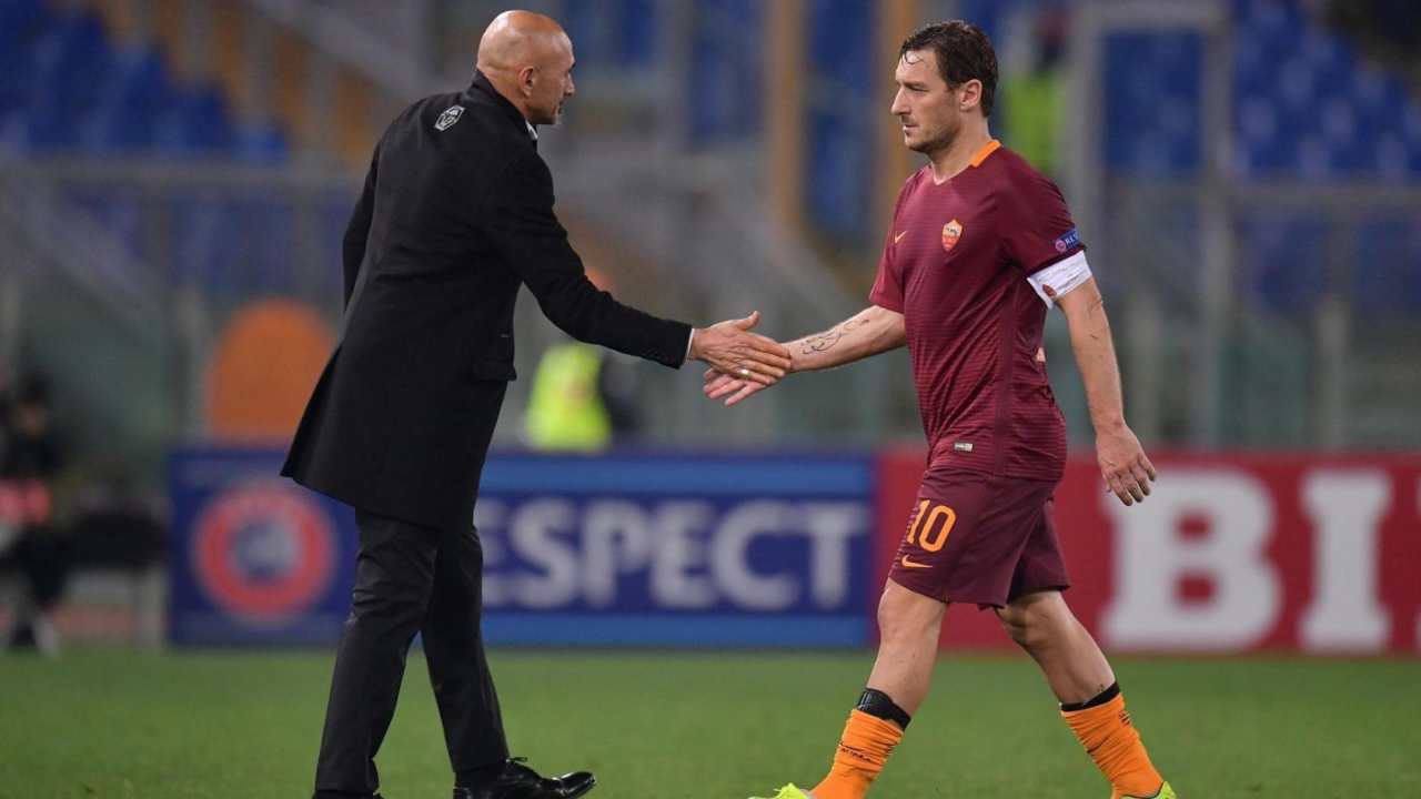 Spalletti e Totti