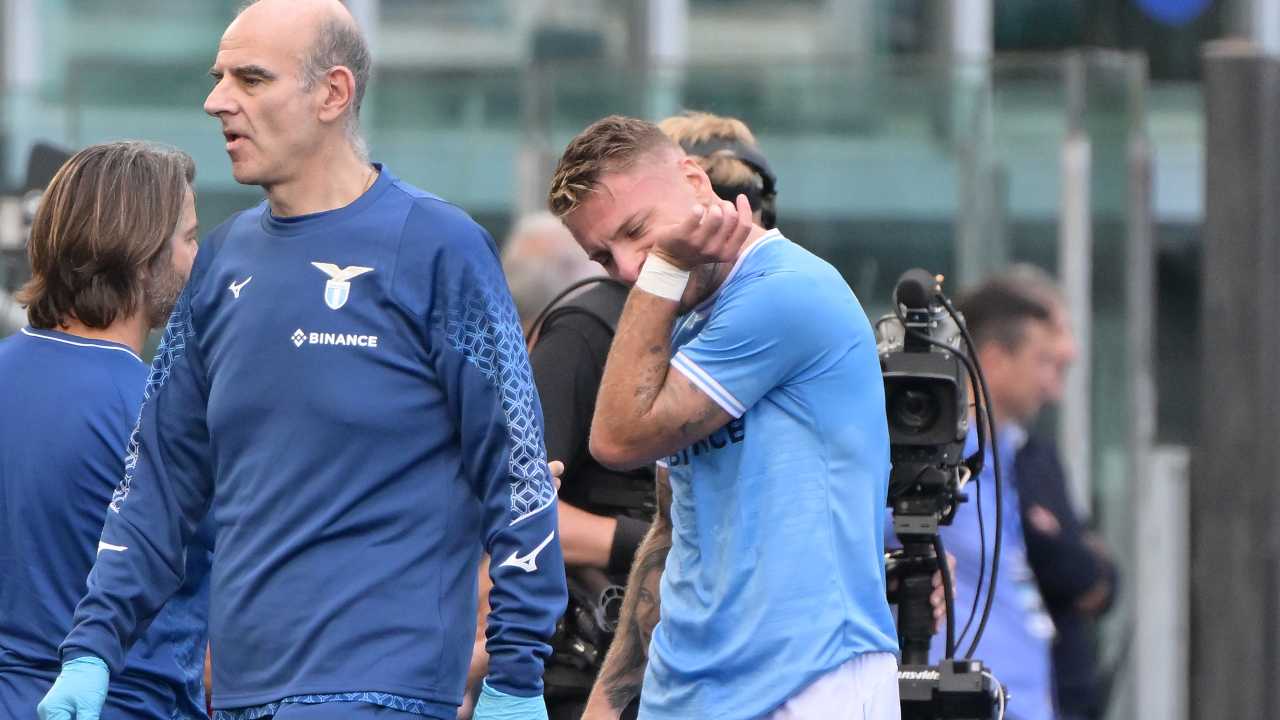 Roma-Lazio, Ciro Immobile assente nella rifinitura