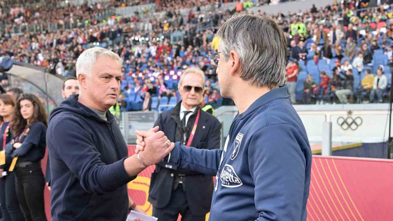 Roma-Torino, José Mourinho e Ivan Juric