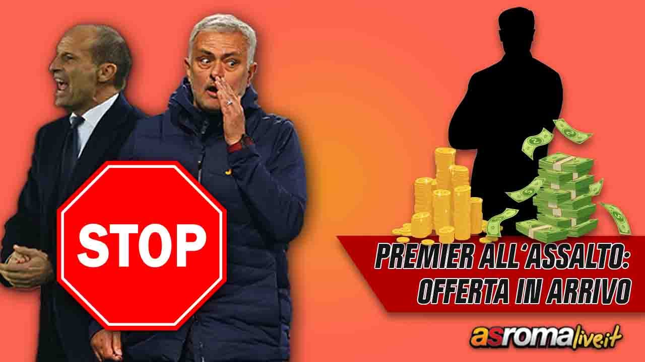 Calciomercato Roma, uragano Premier: Allegri e Mou al tappeto