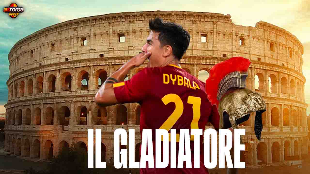 Dybala, mask da gladiatore per la Roma e Mourinho: "Ho fatto di tutto"