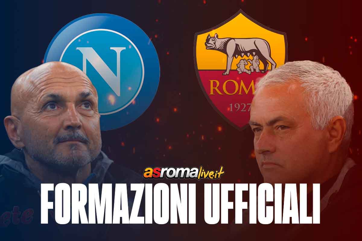 Formazioni ufficiali Napoli-Roma