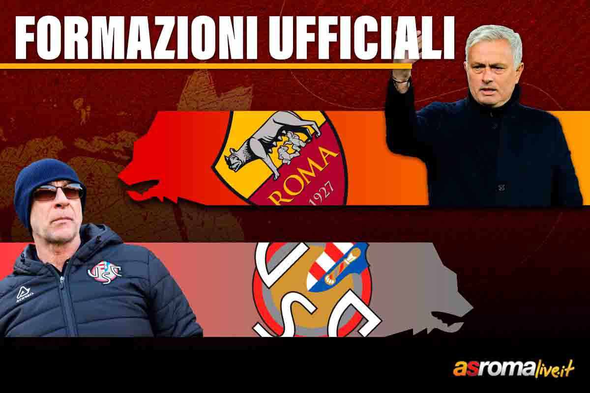 Cremonese-Roma, formazioni ufficiali