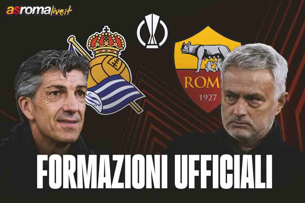 Real Sociedad-Roma, le formazioni ufficiali: doppia sorpresa Mourinho
