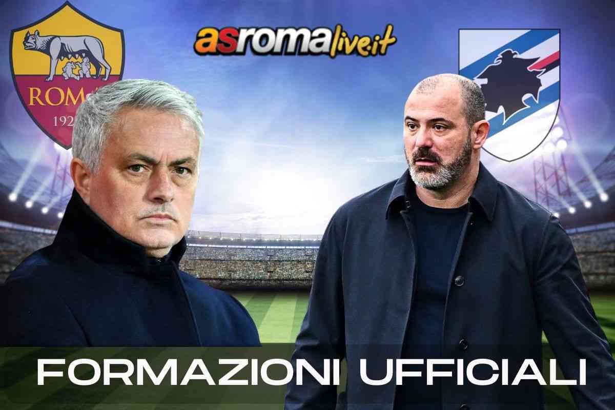 Formazioni ufficiali Roma-Sampdoria, ritorna Pellegrini: la scelta su Abraham