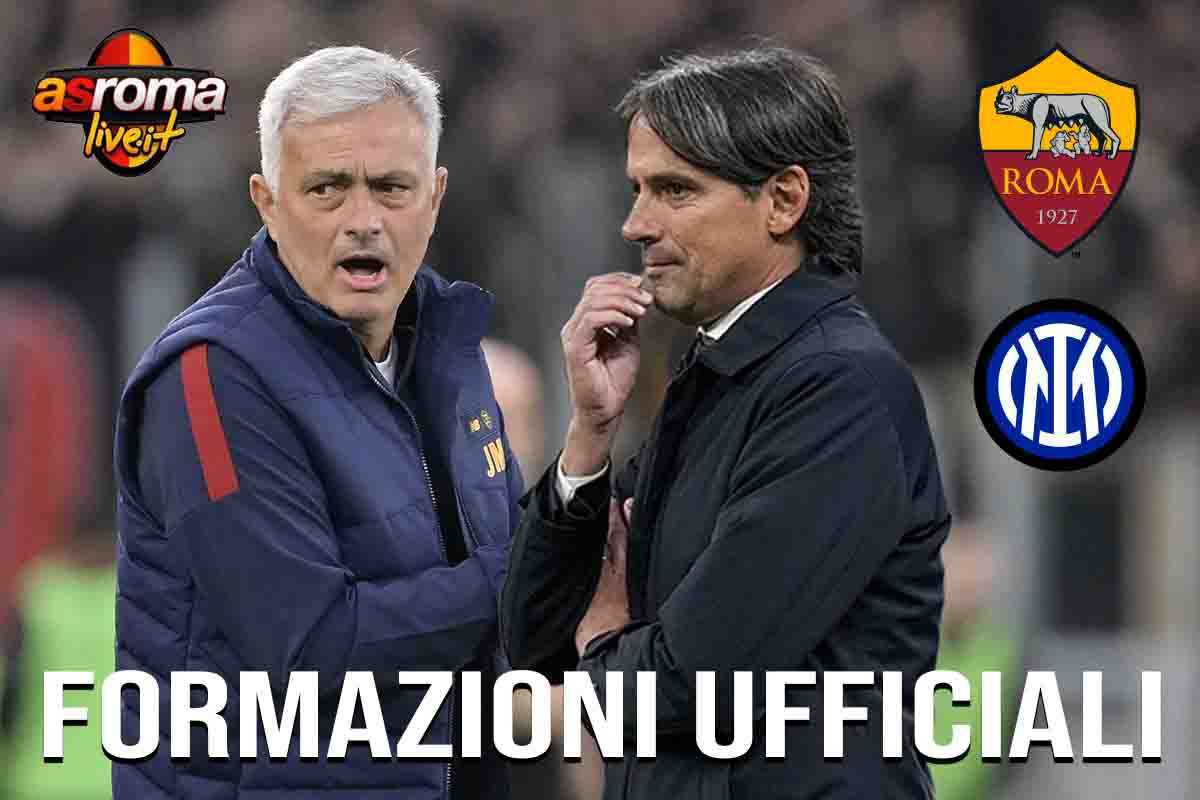 Formazioni ufficiali Roma-Inter