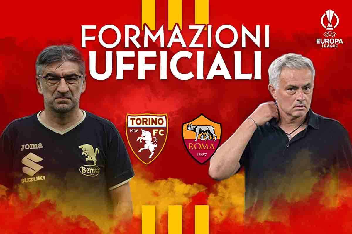 Torino-Roma, formazioni ufficiali: sorpresa in attacco