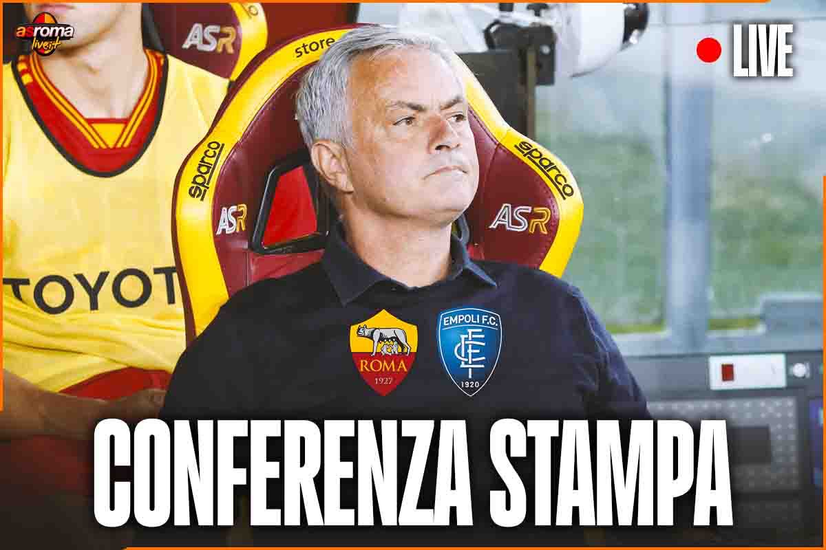 Roma-Empoli, la conferenza stampa di Mourinho - LIVE