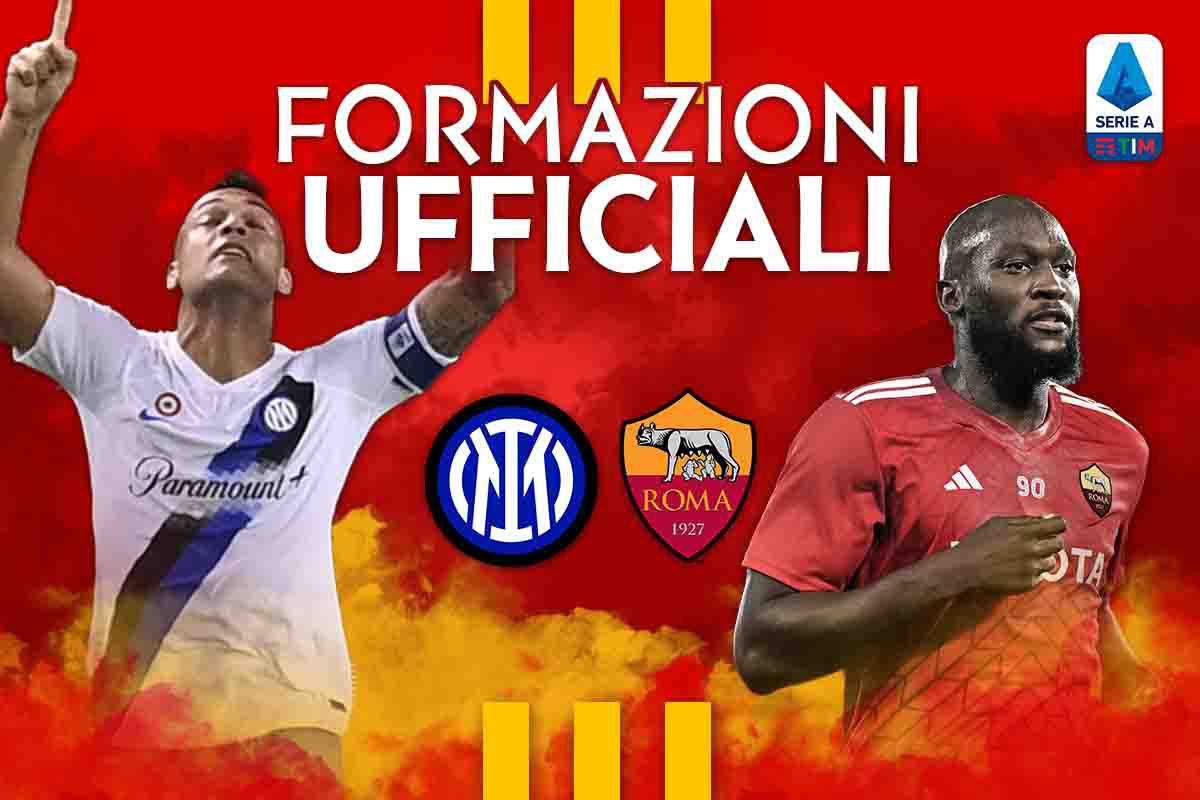 Formazioni ufficiali Inter-Roma: la sorpresa è sulle fasce