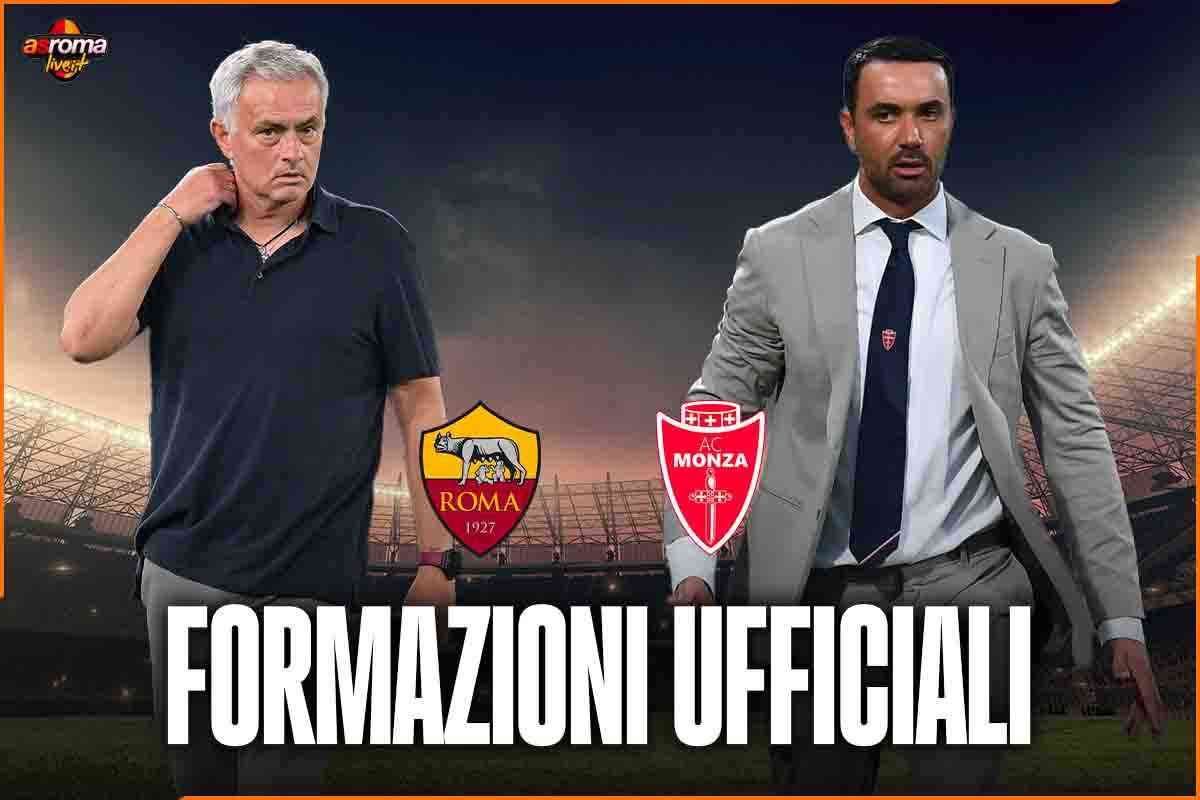 Formazioni ufficiali Roma-Monza
