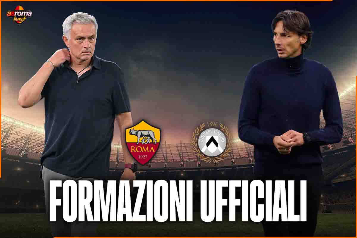 Formazioni ufficiali Roma-Udinese