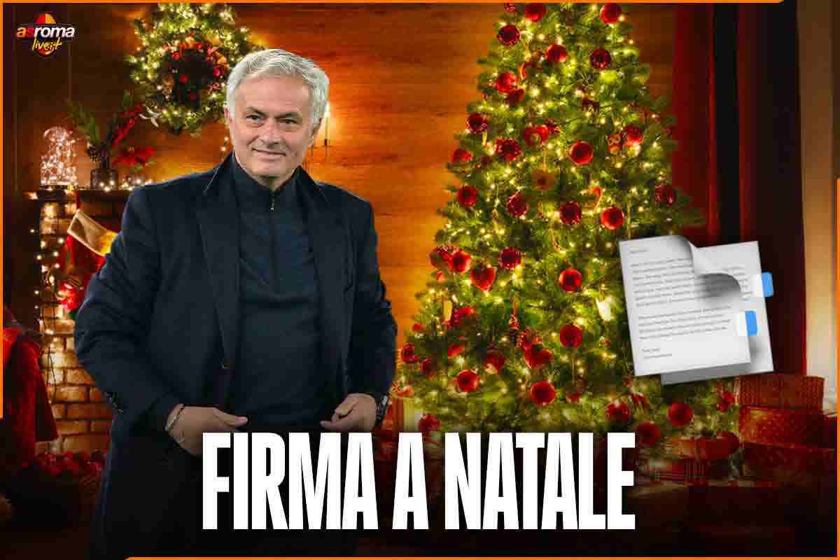 C'è la firma sotto l'albero: regalo di Natale per Mourinho