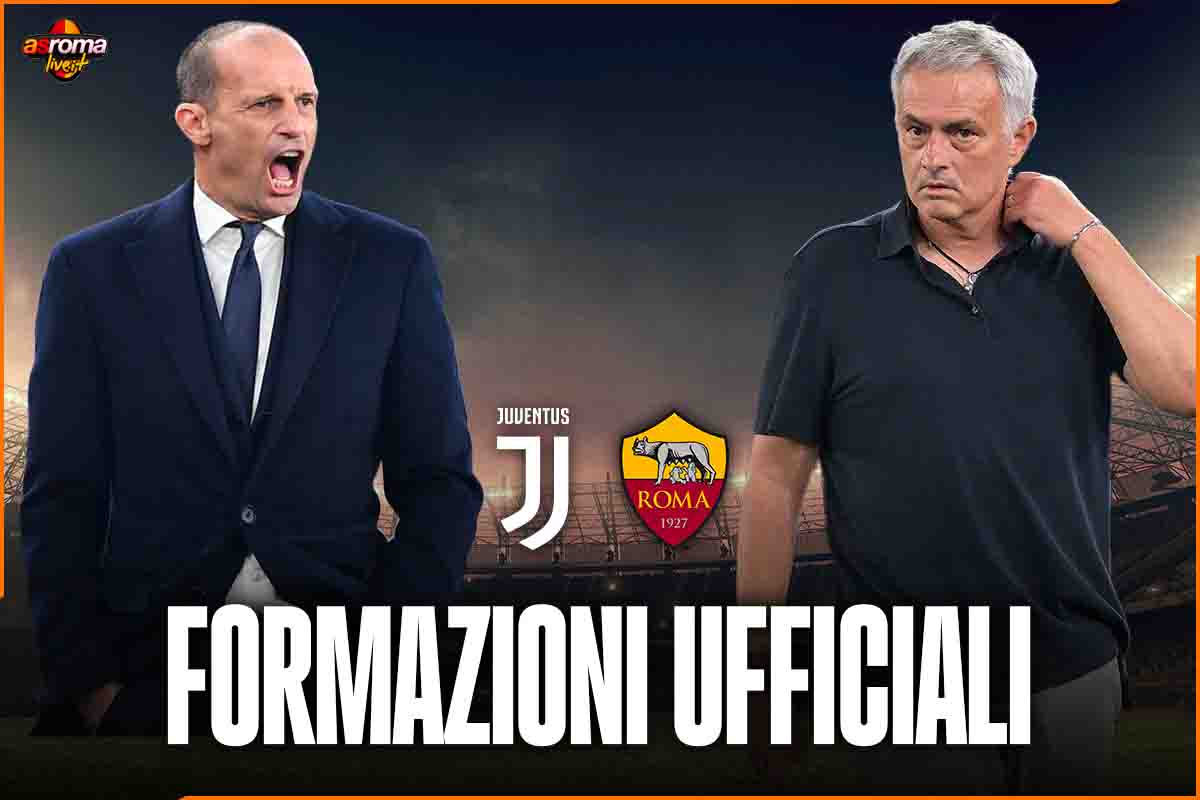 Formazioni ufficiali Juventus-Roma
