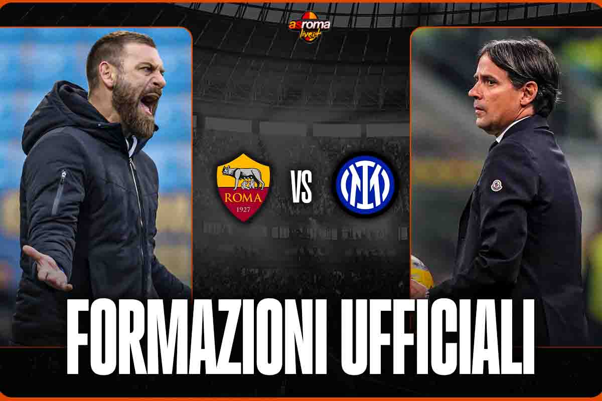 Formazioni ufficiali Roma-Inter
