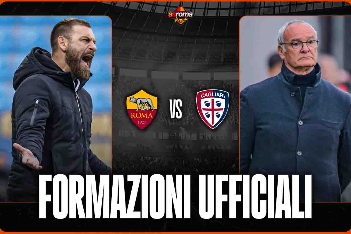 Formazioni ufficiali Roma-Cagliari
