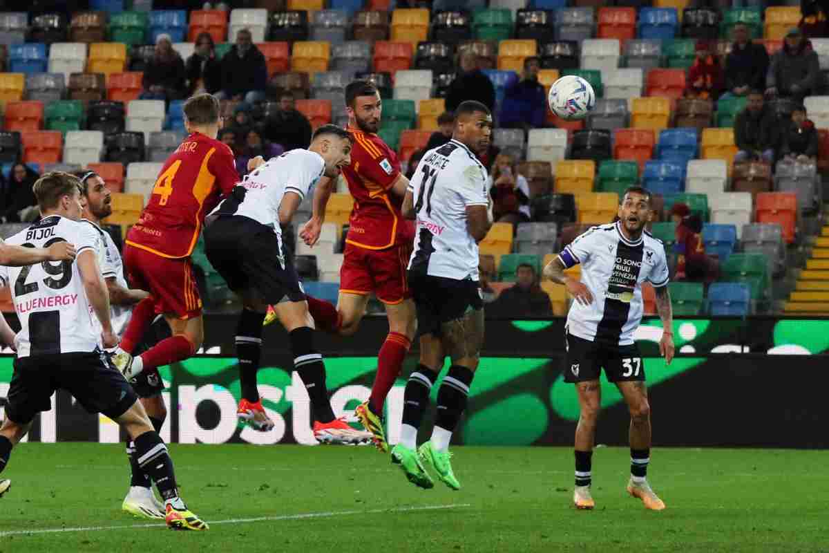 Moviola Udinese-Roma, gol nel recupero: tifosi rivali zittiti
